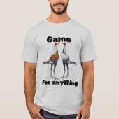 Modernes Spiel-Zwerghuhn-T-Shirt T-Shirt (Vorderseite)