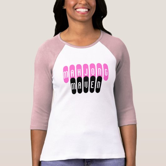 modernes Spieler-Shirt des mahjong T-Shirt (Vorderseite)