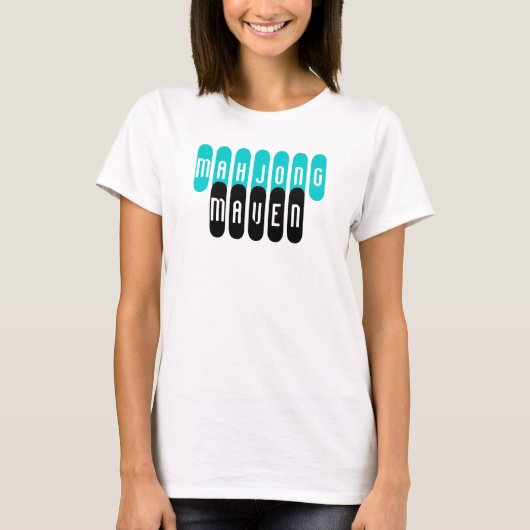 modernes Spieler-Shirt des mahjong T-Shirt (Vorderseite)
