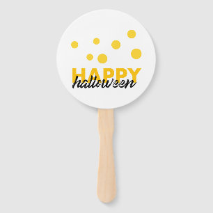 Modernes, spielerisches Design von Happy Halloween Fächer