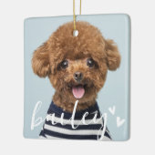 Modernes, spielerisches Foto Keramikornament (Links)