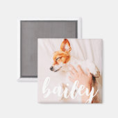 Modernes, spielerisches Foto Magnet (Vorderseite/Rückseite)