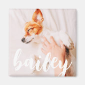 Modernes, spielerisches Foto Magnet (Vorne)