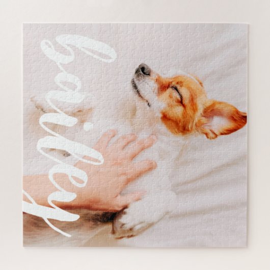 Modernes, spielerisches Foto Puzzle (Horizontal)