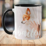Modernes, spielerisches Foto Tasse<br><div class="desc">Dieses einfache und klassische Design besteht aus Serifentypografie und fügt ein benutzerdefiniertes Foto hinzu</div>