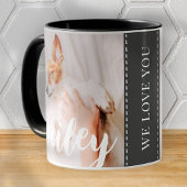 Modernes, spielerisches Foto Tasse