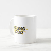 Modernes, spielerisches, fröhliches Design des Gef Kaffeetasse (Vorderseite Links)