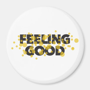 Modernes, spielerisches, fröhliches Design des Gef Magnet
