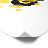 Modernes, spielerisches, fröhliches Design des Gef Poster (Ecke)