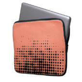 Modernes, spielerisches, urbanes geometrisches Kre Laptopschutzhülle (Vorderseite Links)