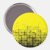 Modernes, spielerisches, urbanes geometrisches Kre Magnet (Vorderseite/Rückseite)