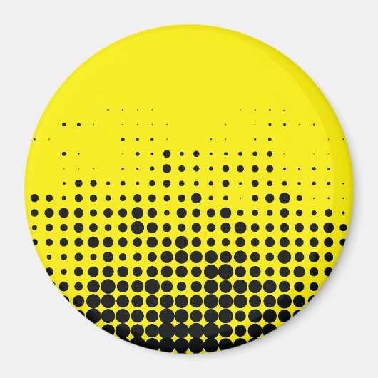 Modernes, spielerisches, urbanes geometrisches Kre Magnet (Vorne)