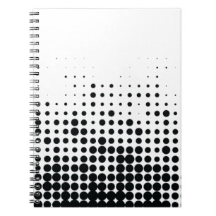 Modernes, spielerisches, urbanes geometrisches Kre Notizblock