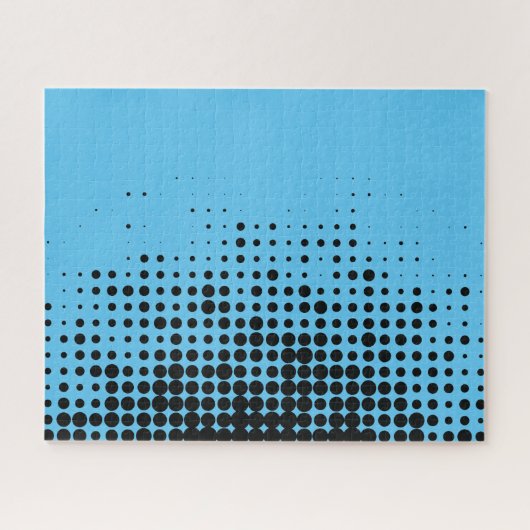 Modernes, spielerisches, urbanes geometrisches Kre Puzzle (Horizontal)