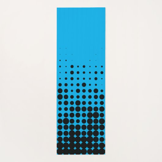 Modernes, spielerisches, urbanes geometrisches Kre Yogamatte (Rückseite)