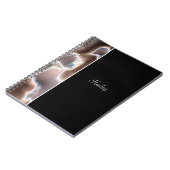 Modernes Spiral Foto Notebook Notizblock (Linke Seite)