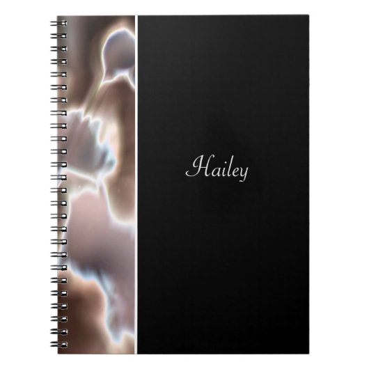 Modernes Spiral Foto Notebook Notizblock (Vorderseite)