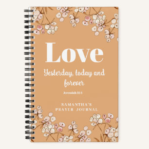 Modernes Spiral-Prayer-Notebook Notizblock