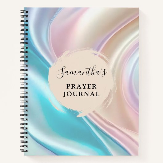 Modernes Spiral-Prayer-Notebook Notizblock (Vorderseite)