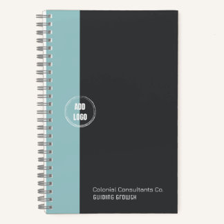 Modernes SpiralNotebook mit individuellem Logo Notizblock