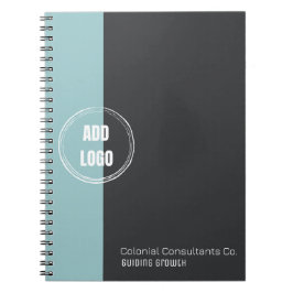 Modernes SpiralNotebook mit individuellem Logo Notizblock