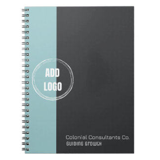 Modernes SpiralNotebook mit individuellem Logo Notizblock
