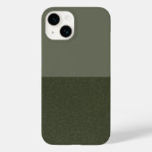 Modernes Split Moss Green iPhone 14 Case - Anpasse (Rückseite)