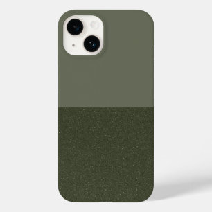 Modernes Split Moss Green iPhone 14 Case - Anpasse