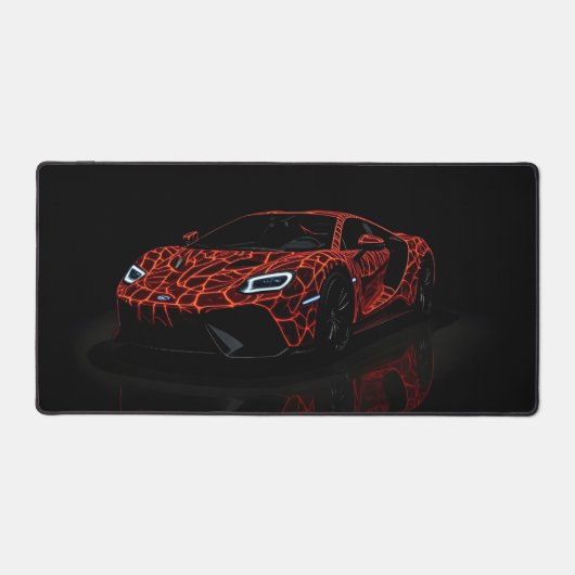 Modernes Sportwagen Schreibtischunterlage (Vorderseite)