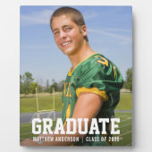 Modernes Sporty Abschluss Foto Fotoplatte (Vorderseite)