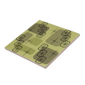 Modernes Sputnik Olivenöl Mitte des Jahrhunderts Fliese (Seite)