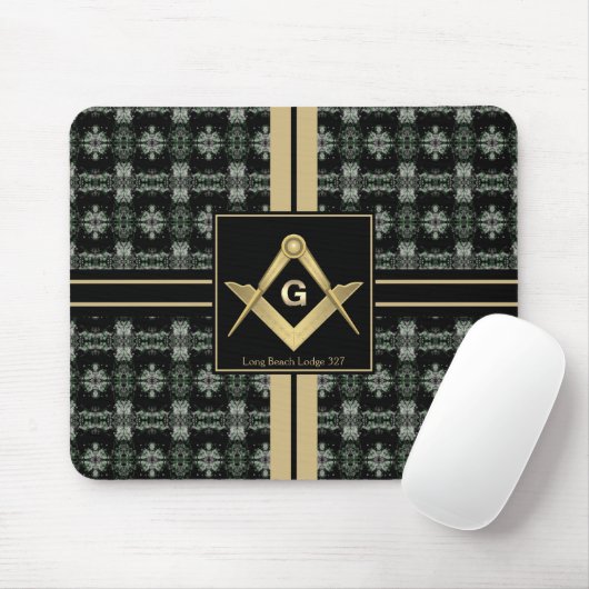 Modernes Square & Compass Masonic Mousepad (Mit Mouse)