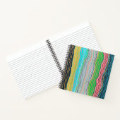 Modernes Squiggles-Notebook Notizblock (Innenseite)