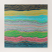 Modernes Squiggles Puzzle (Horizontal)