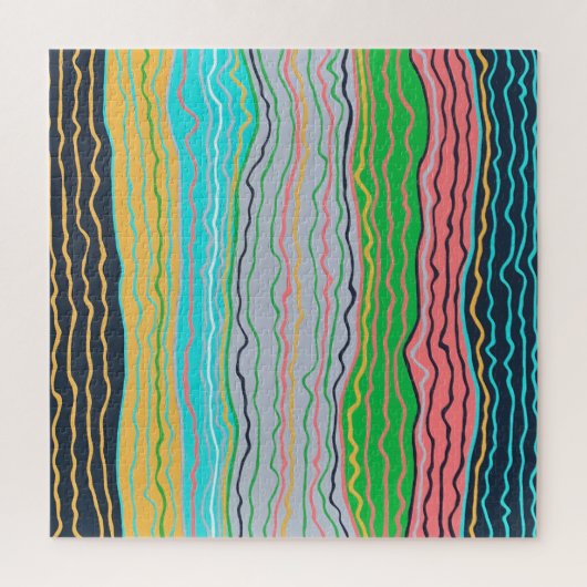 Modernes Squiggles Puzzle (Vertikal)