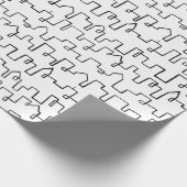 Modernes Stadtbild Geschenkpapier (Ecke)