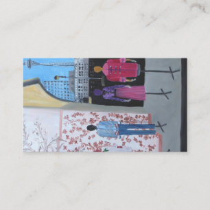 Modernes Stadtbild Visitenkarte