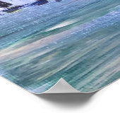 Modernes Stadtcafé Poster (Ecke)