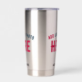 MODERNES STAHL MIT STYLISCH-MODERNER STAHL THERMOBECHER (Links)