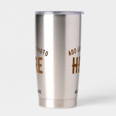 MODERNES STAHL MIT STYLISCH-MODERNER STAHL THERMOBECHER (Links)