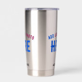 MODERNES STAHL MIT STYLISCH-MODERNER STAHL THERMOBECHER (Links)
