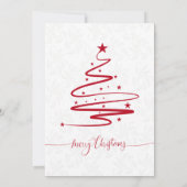 Modernes Star Foto Frohe Weihnachtsfeiertage Einladung (Rückseite)