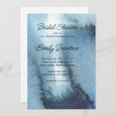 Modernes staubblaues Brautparty Einladung (Vorne/Hinten)