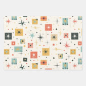 Modernes Sternenmuster aus dem Mittelalter Geschenkpapier Set (Vorderseite 3)