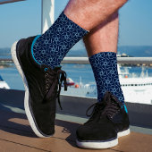 Modernes Sternenmuster Einzigartiges, Cooles Navy Socken