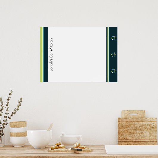 Modernes Sternzeichen für Plakat (Küche)