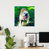 Modernes Stildosenportrait Poster (Heimbüro)