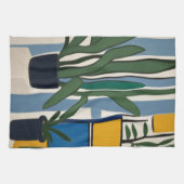 Modernes Stillleben des Mittelalters Geschirrtuch (Horizontal)