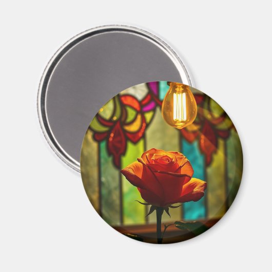 Modernes Stillleben Magnet (Vorderseite/Rückseite)