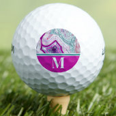 Modernes, stilvolles Anfangsmonogramm Golfball